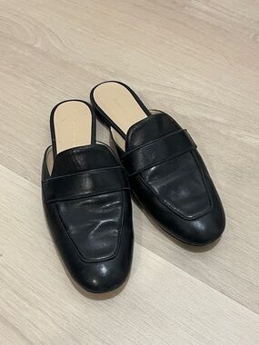 Stuart Weitzman Leather Mules